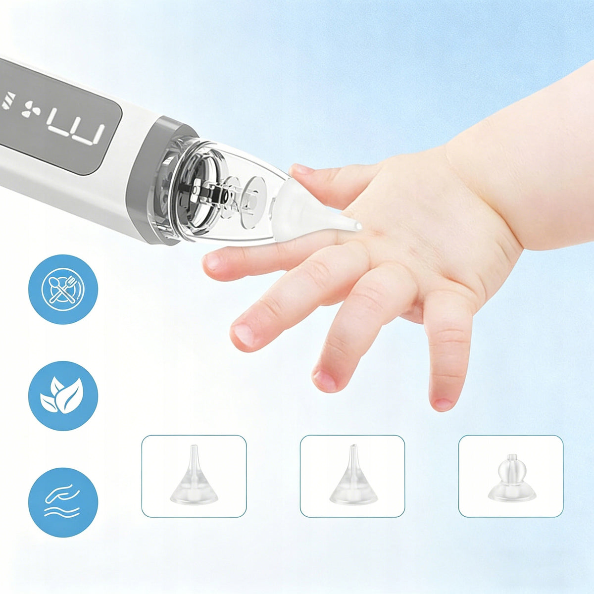ELECTRIC NASAL ASPIRATOR FOR BABIES WITH ADJUSTABLE POWER AND TIPS Manufacturer of a medical device ASPIRATOR DO NOSA ELEKTRYCZNY DLA NIEMOWLĄT