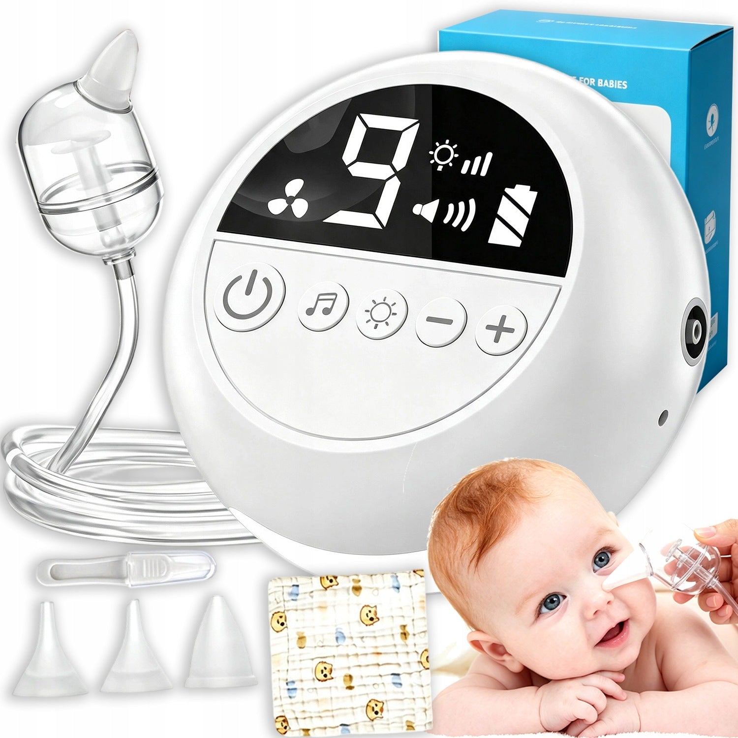 ELECTRIC NASAL ASPIRATORFOR INFANT CHILDREN RUNNY NOSE EXTRACTOR WITH MUSIC