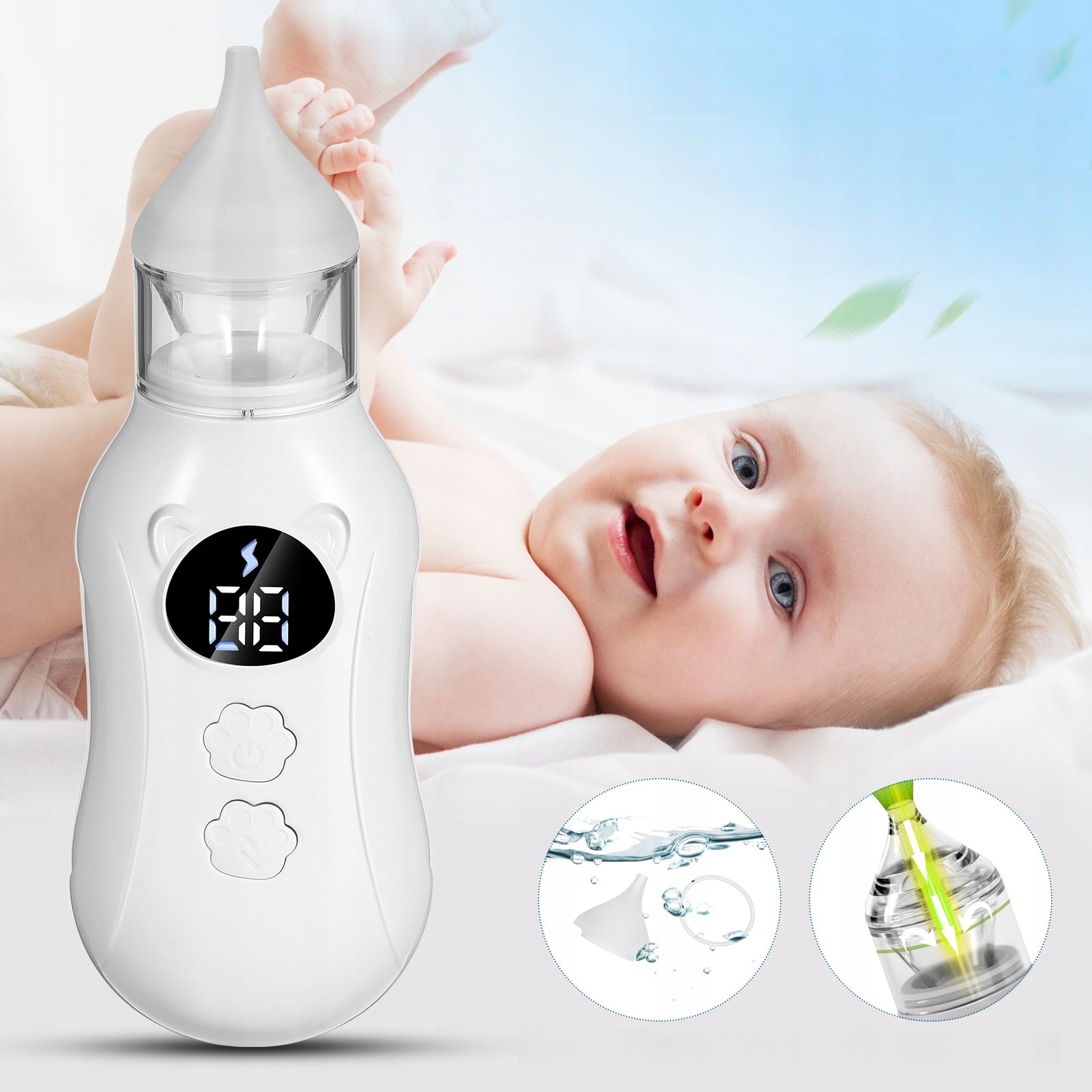 ELECTRIC NOSE VACUATOR FOR NEMILY WITH SUPPORT POWER REGULATION Manufacturer code 4896009071396