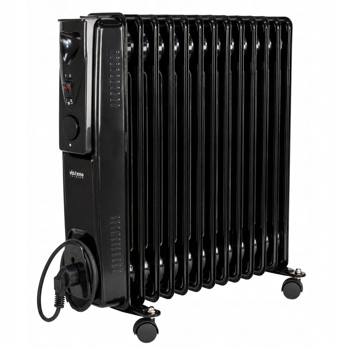 ELECTRIC OIL HEATER 2500W 13 RIBS OIL THERMOSTAT Brand Volteno