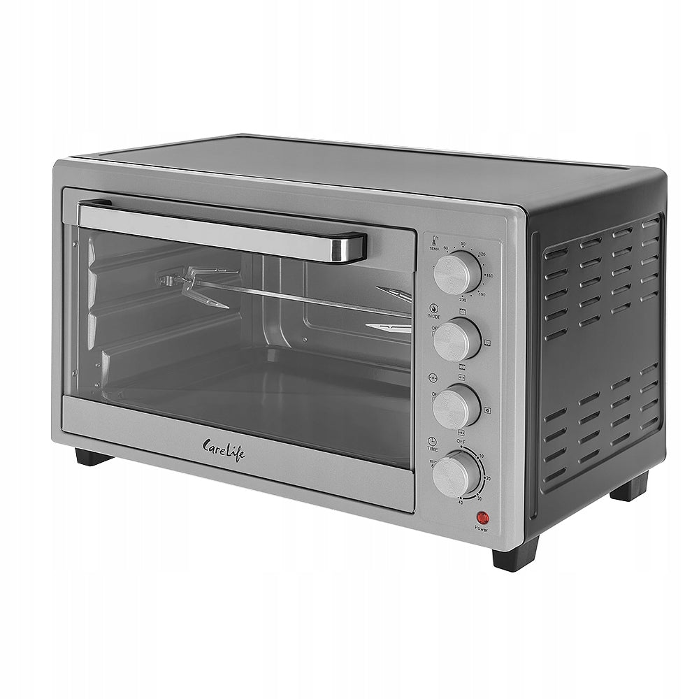 ELECTRIC OVEN 45L SPIT + THERMOCOUPLE+GRILL FREESTANDING PORTABLE Packaging status original