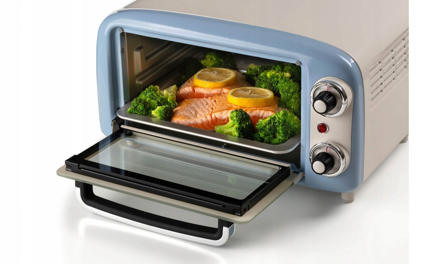 ELECTRIC OVEN COOKER 3919/05 Vintage 800 W blue 10 L 230°C Brand Ariete