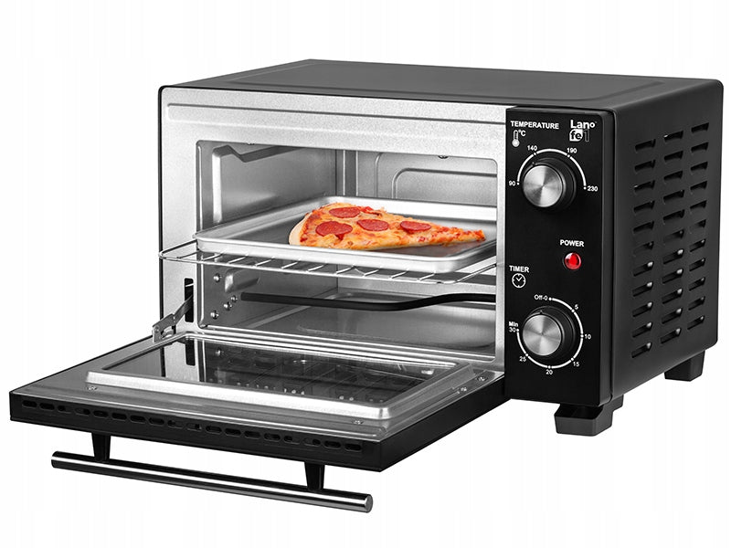 ELECTRIC OVEN MINI 10l TOASTER GRILL 800W THERMOSTAT TRAY + GRATE Manufacturer code PIW-001