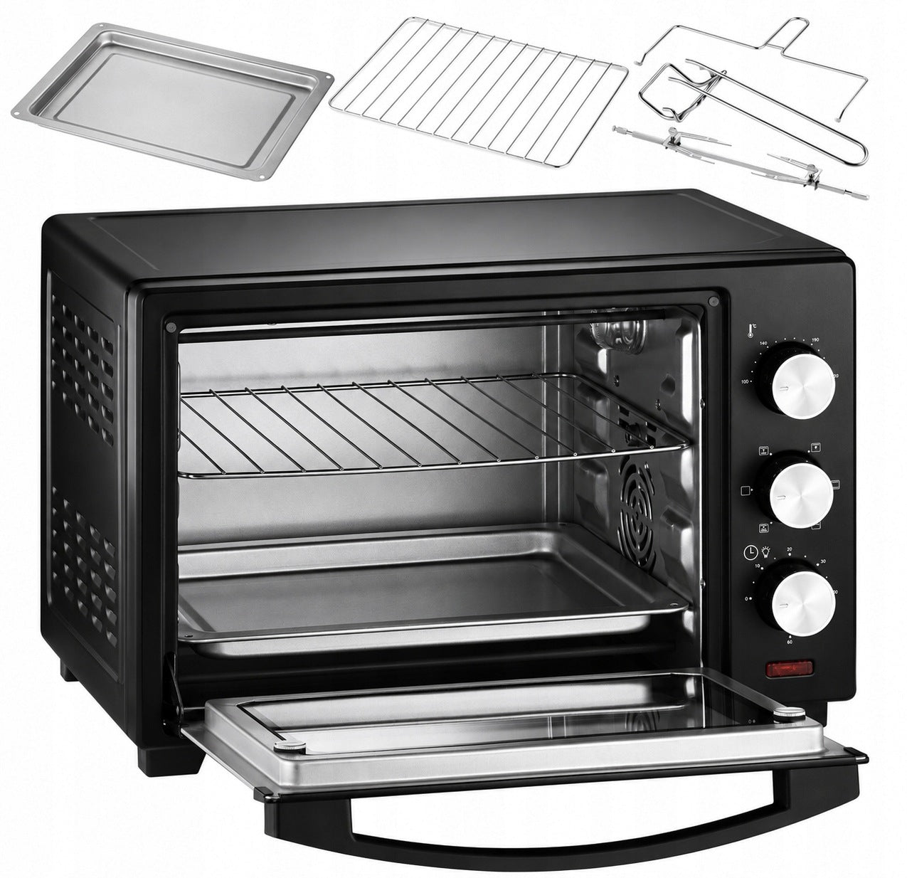 ELECTRIC OVEN THERMOCOUPLE GRILL KERCH RENE 25L 1600W