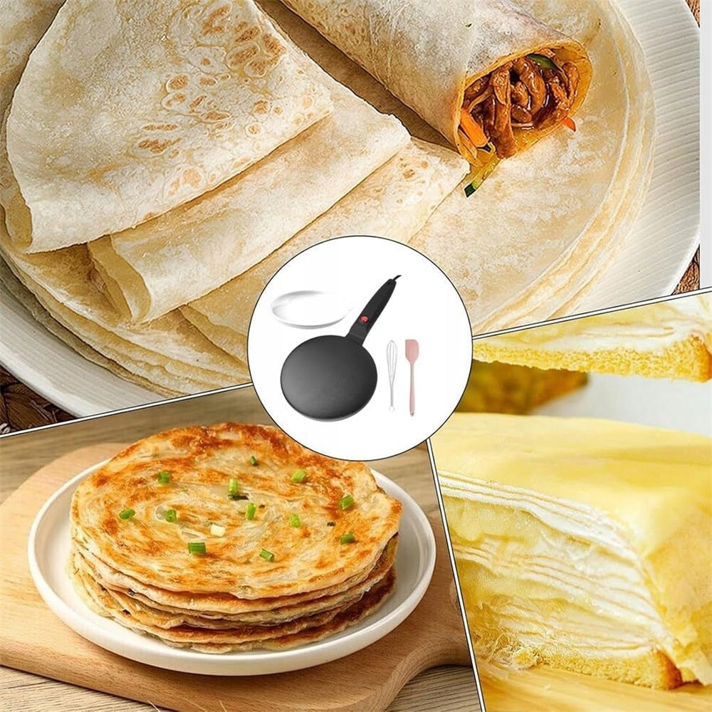 ELECTRIC PANCAKE AND OMELET PAN WITH LED INDICATOR AND AUTOMATIC Brand no brand