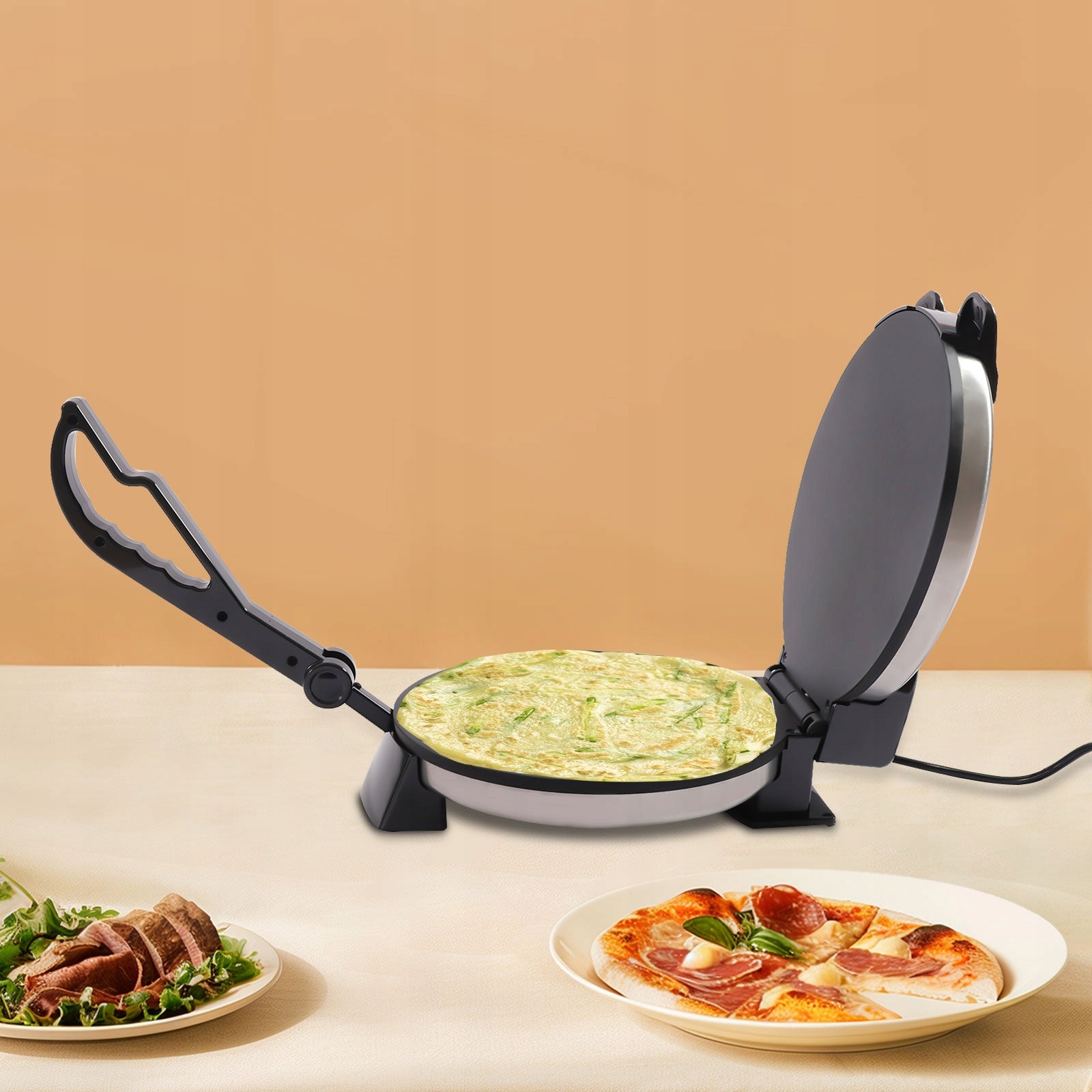 ELECTRIC PANCAKE MAKER BLACK NONSTICK PAN Brand no brand