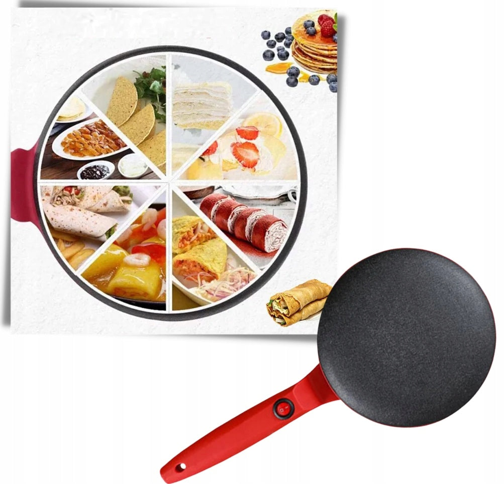 ELECTRIC PANCAKE MAKER FAST PANCAKE PAN WITHOUT USE Model ELEKTRYCZNA PATELNIA DO NALEŚNIKÓW