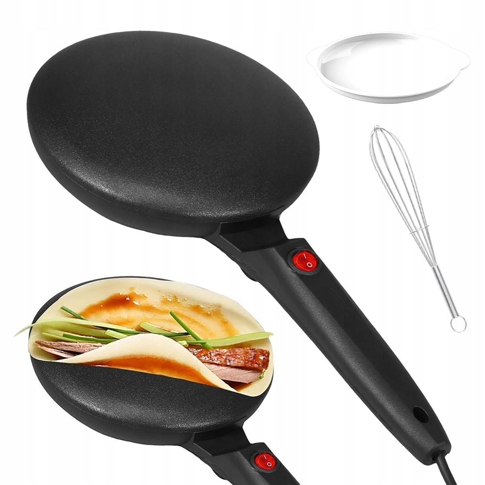 ELECTRIC PANCAKE MOLD 20CM ELONGATED HANDLE SAFETY PLATE
