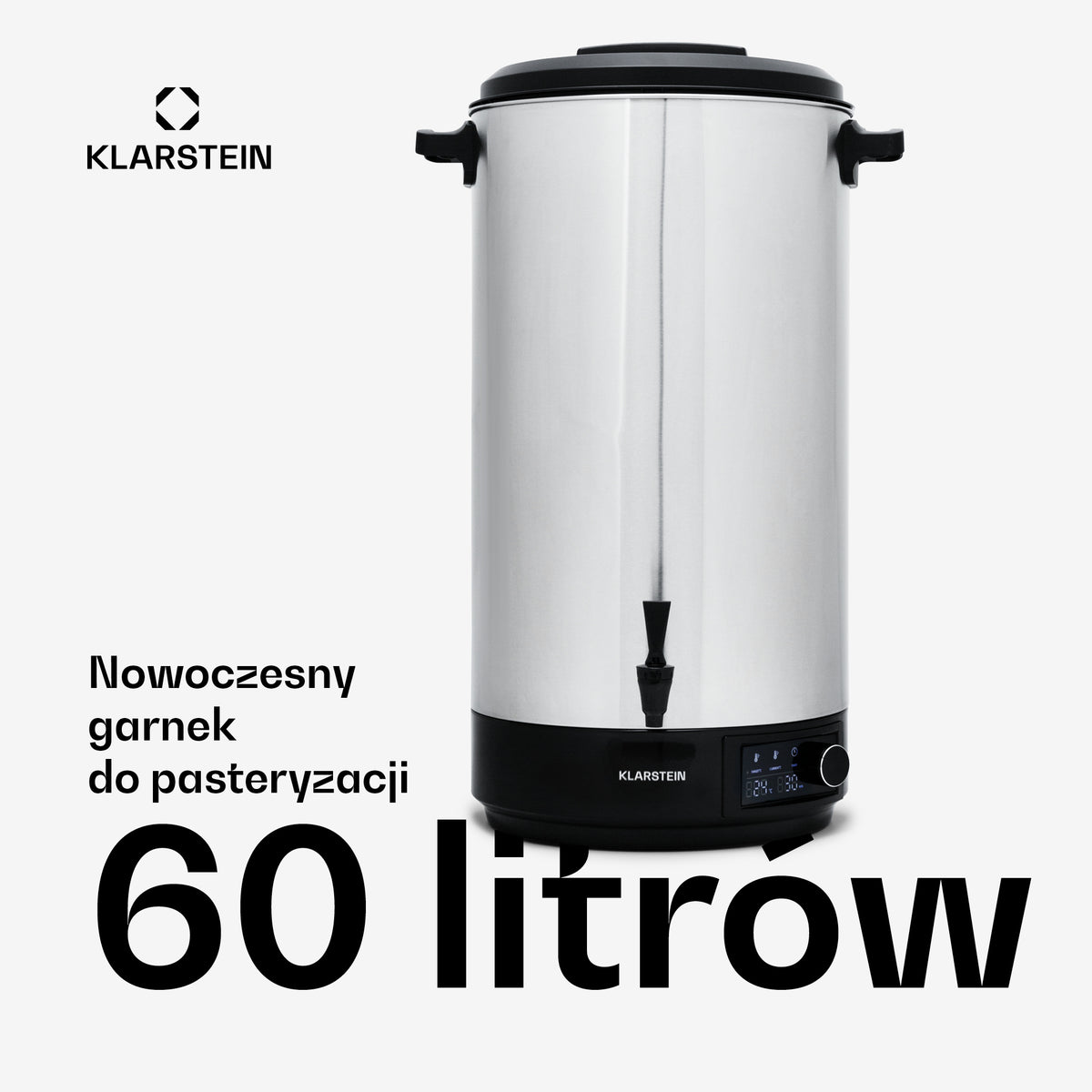 ELECTRIC PASTEURIZATION POT WITH DISPENSER BREWER KLARSTEIN 60L Brand Klarstein