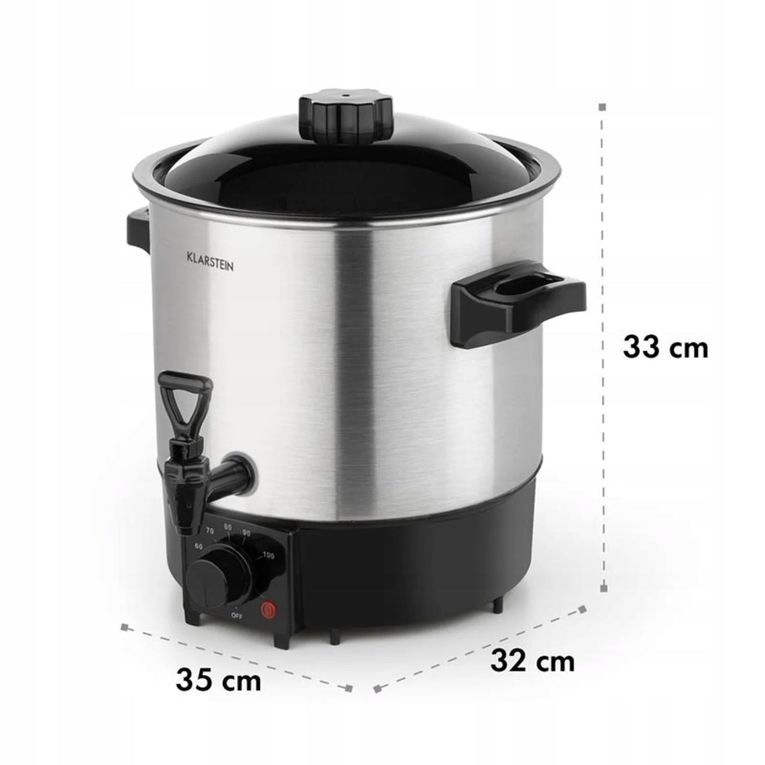 ELECTRIC PASTEURIZATION POT WITH DISPENSER BREWER KLARSTEIN 9L 1000W Brand Klarstein
