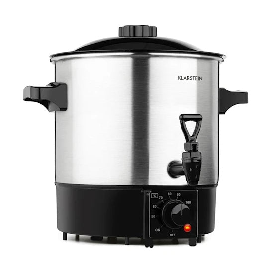 ELECTRIC PASTEURIZATION POT WITH DISPENSER BREWER KLARSTEIN 9L 1000W Dominant color silver/gray