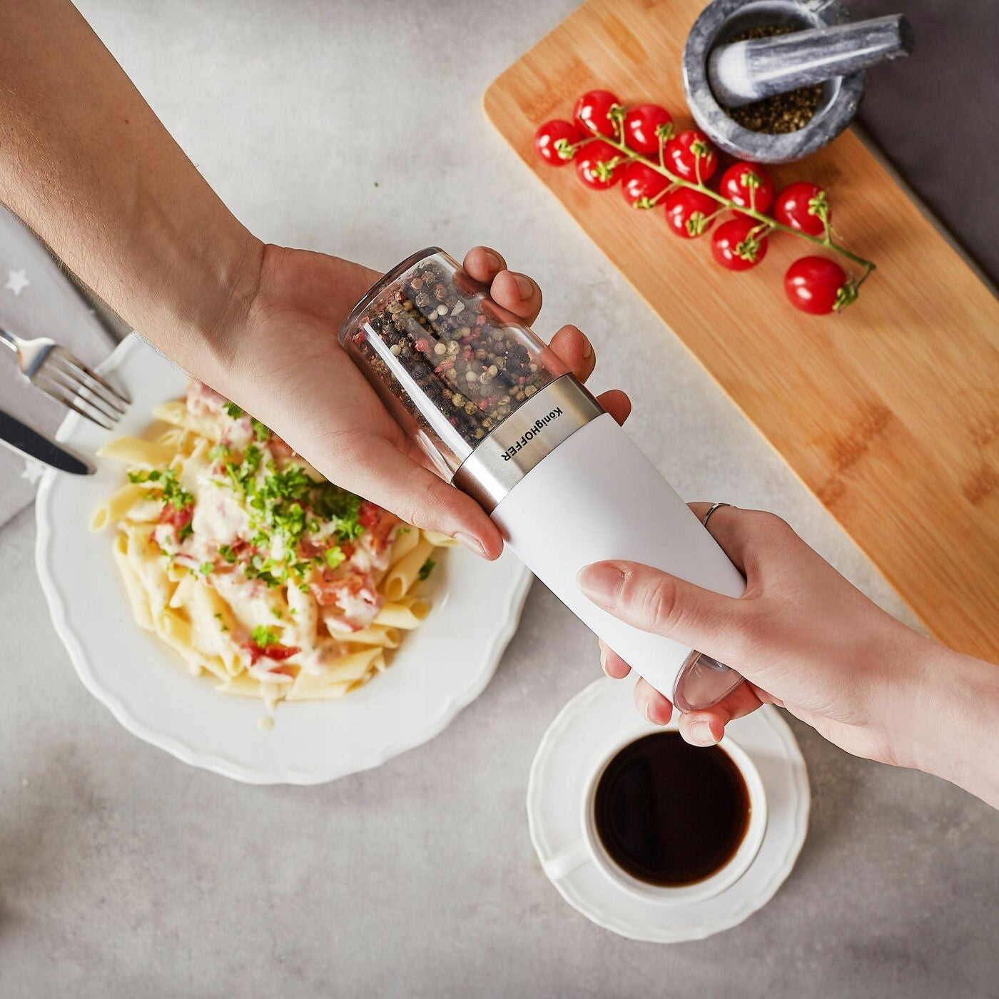 ELECTRIC PEPPER AND SALT GRINDER Konighoffer grinder spice grinder Brand Konighoffer