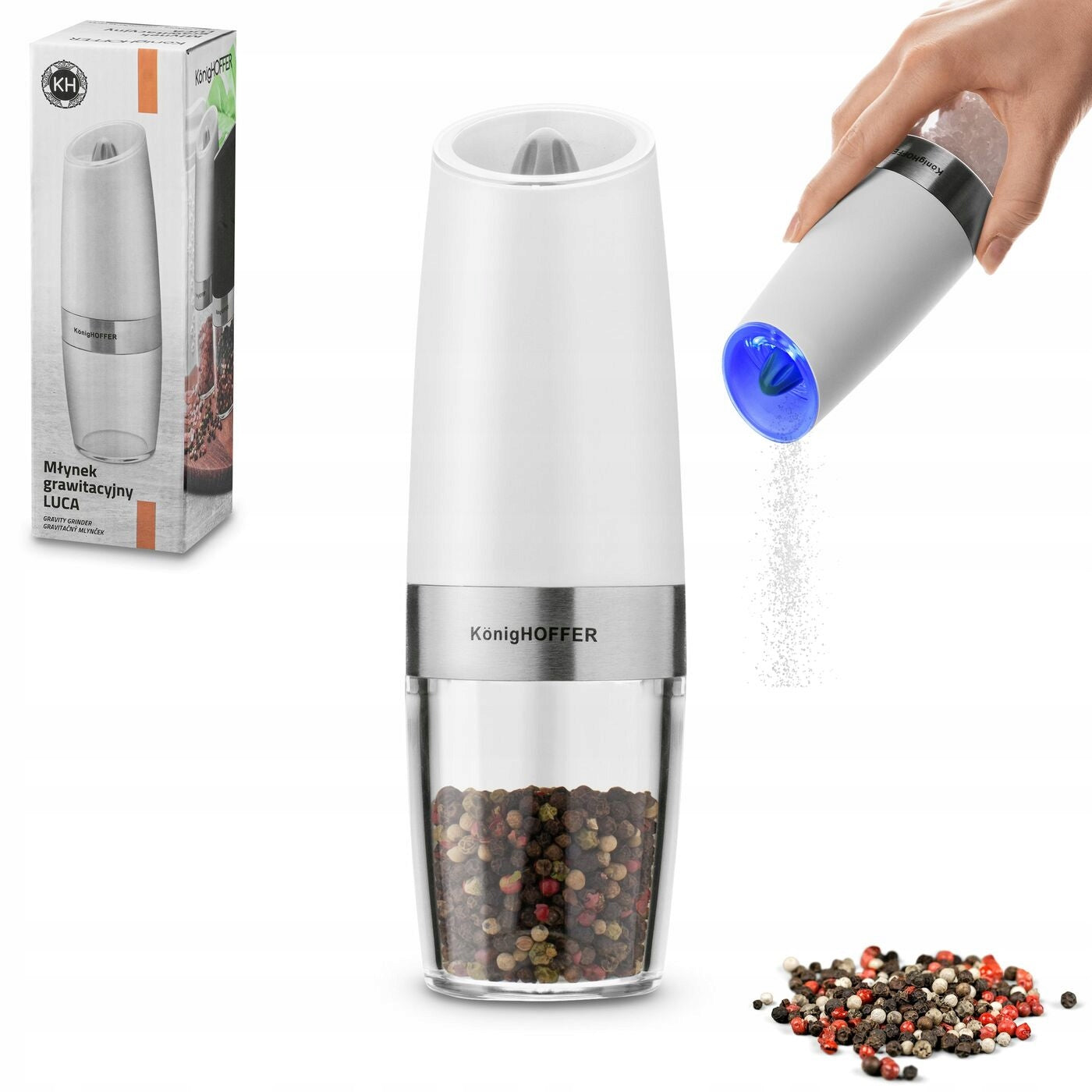 ELECTRIC PEPPER AND SALT GRINDER Konighoffer grinder spice grinder