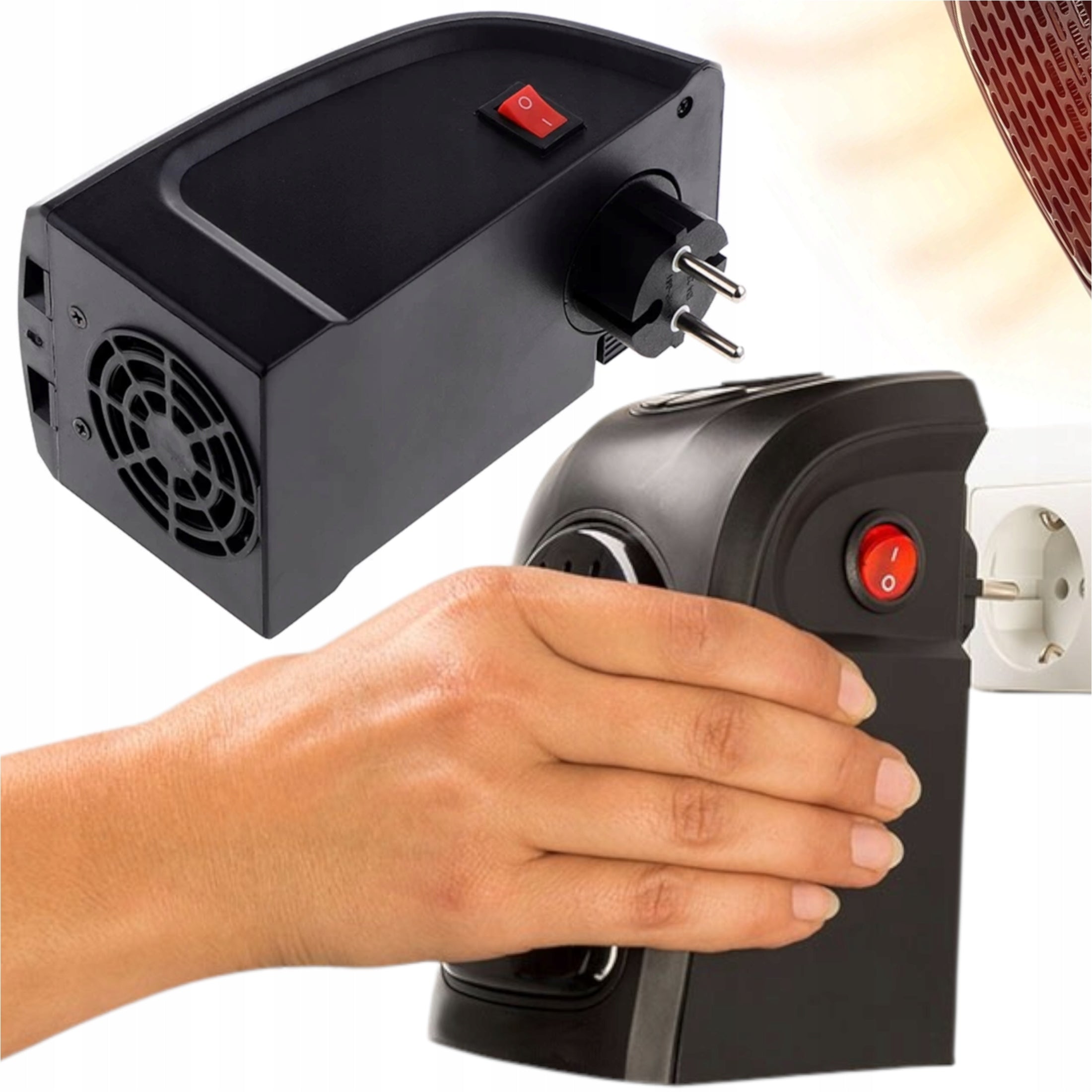 ELECTRIC PLUG-IN HEATER FOR CONTACT ENERGY-SAVING MINI APRON