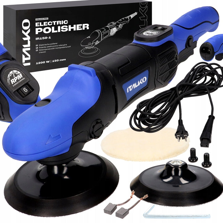 ELECTRIC POLISHER IR150-1 ROTARY SPEED CONTROL 1200W ITALKO