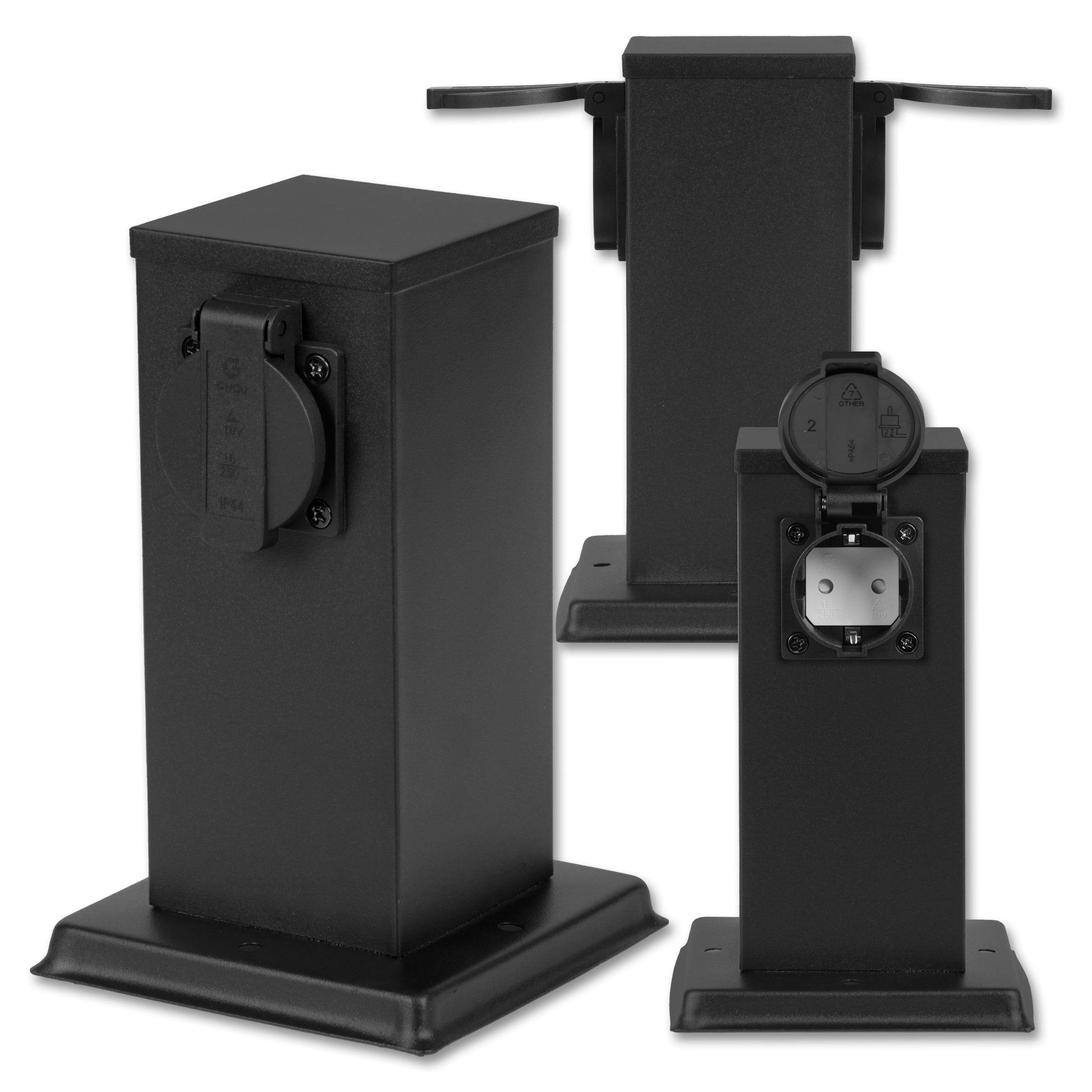 ELECTRIC POST Garden Standing Lamp 2x HERMETIC Socket