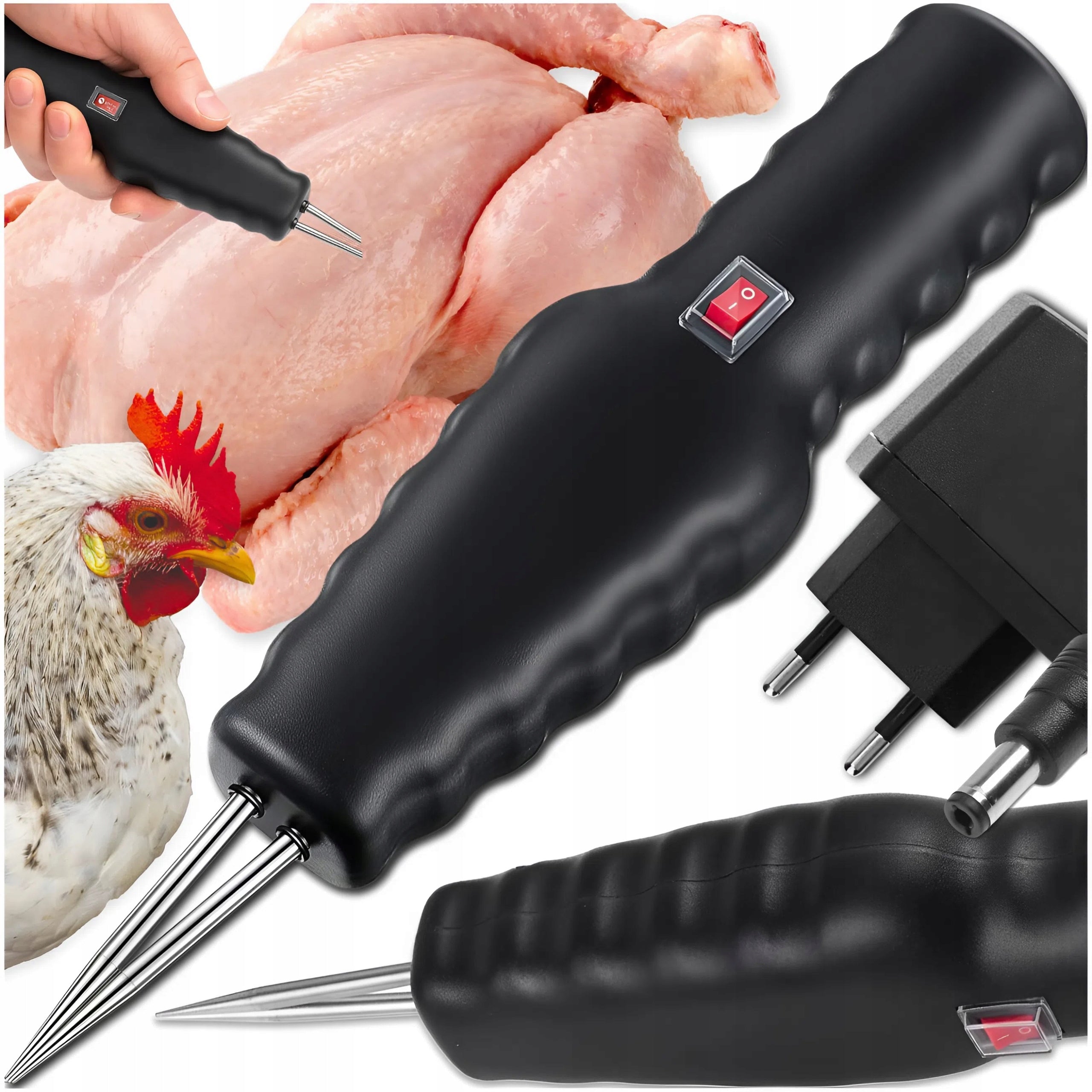 ELECTRIC POULTRY PICKER FEATHER FEATHERS CHICKEN DUCK GOOSE Manufacturer code ELEKTRYCZNA SKUBACZKA DO PIERZA MEMFLOW
