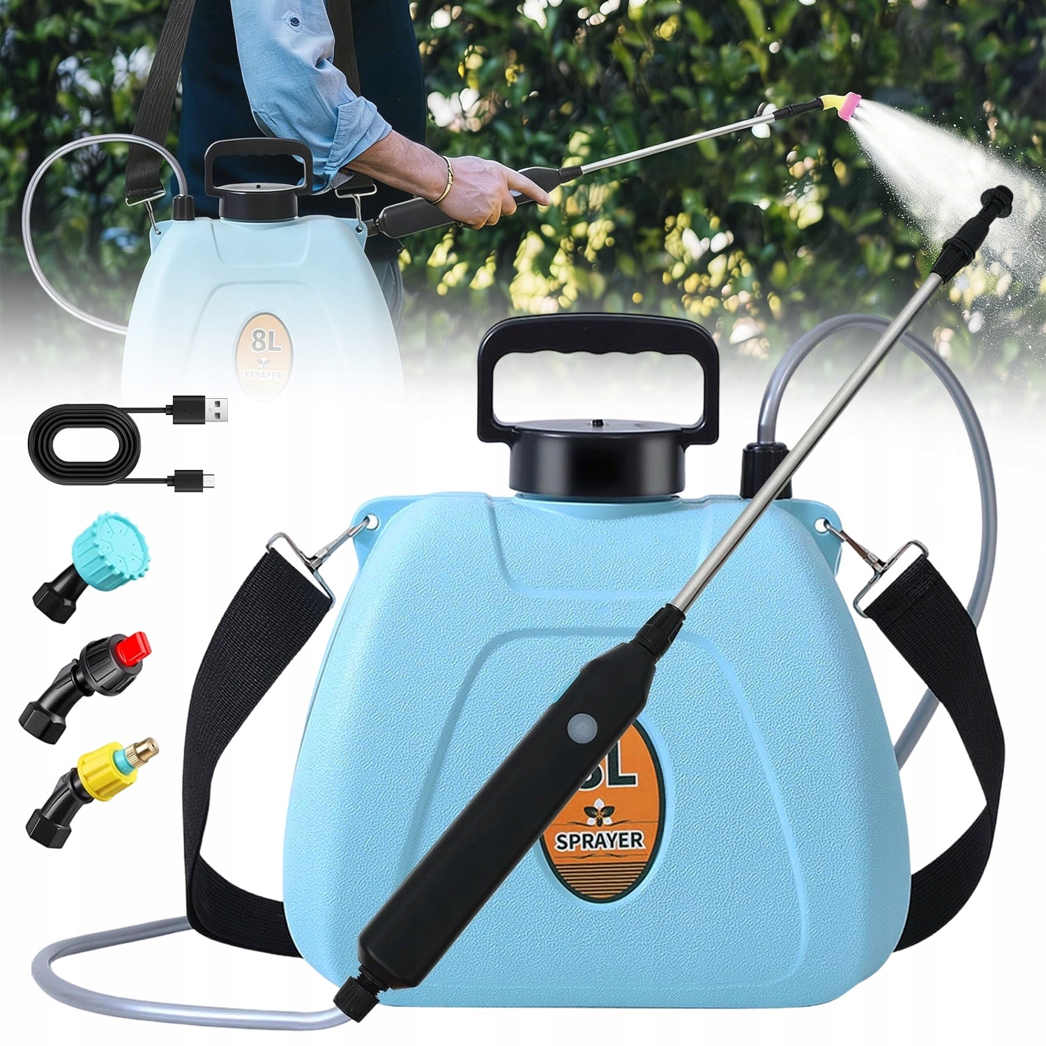 ELECTRIC PRESSURE SPRAYER, CORDLESS PRESSURE SPRAYER