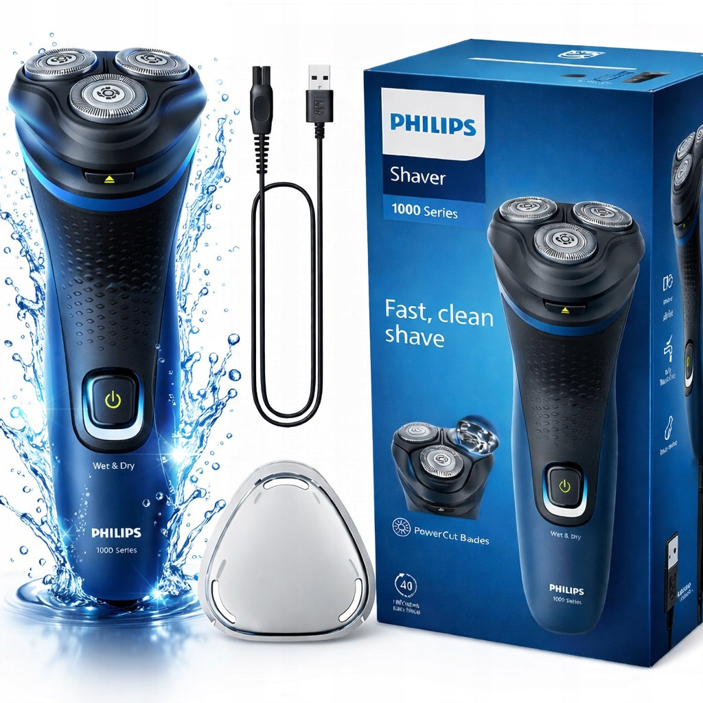 ELECTRIC RAZOR SHAVER PHILIPS POWERFUL UNIVERSAL