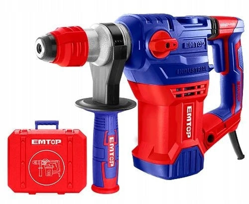 ELECTRIC ROTARY HAMMER 1500W 5.5J SDS-Plus EMTOP ERHRP1502 Brand EMTOP