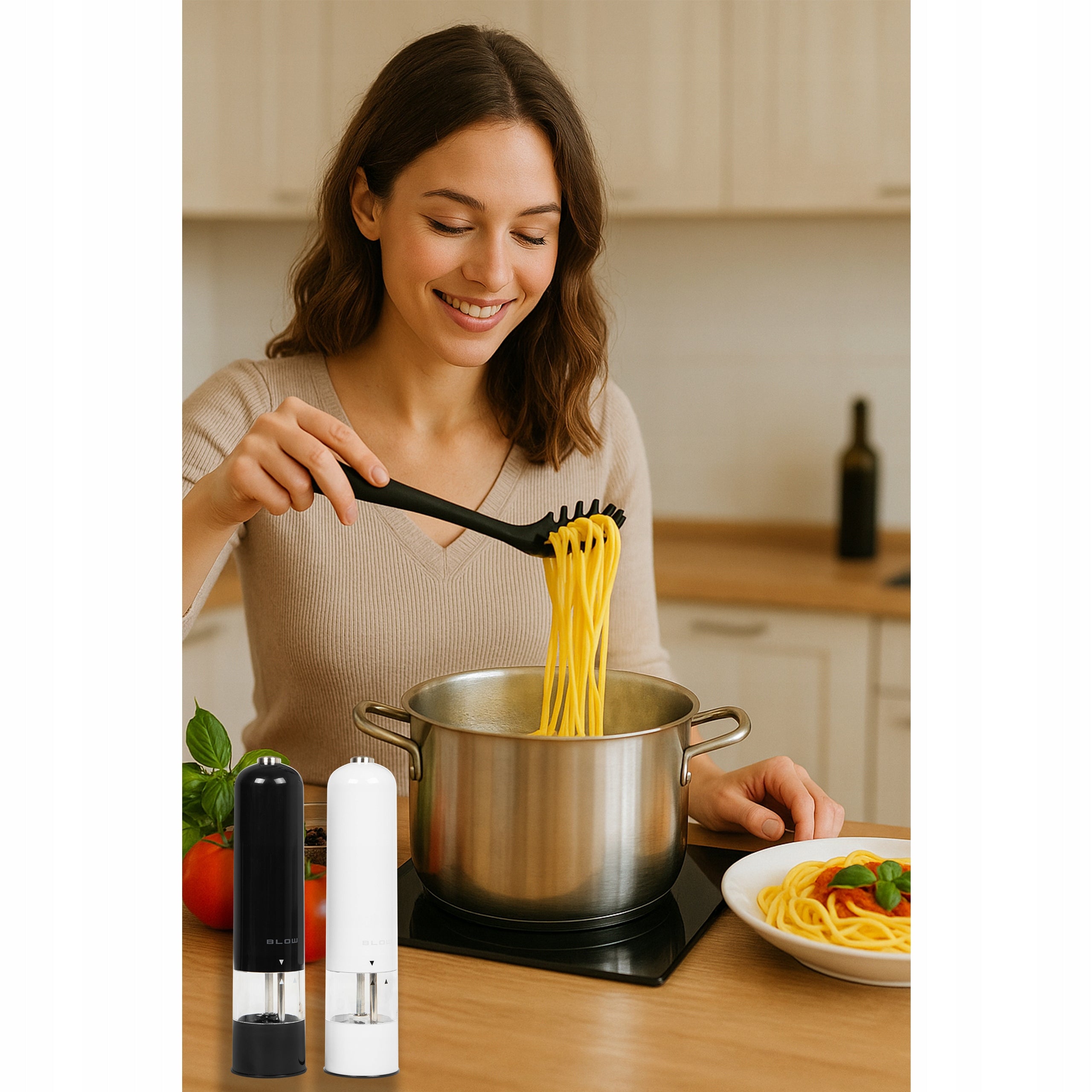 ELECTRIC SALT AND PEPPER GRINDER SPICES GRINDING ADJUSTMENT SET x2 EAN (GTIN) 5900804145967