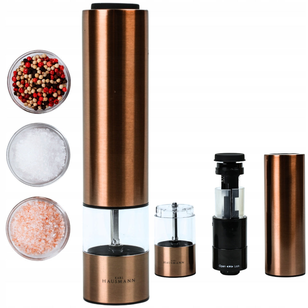 ELECTRIC SALT AND PEPPER MILL, STEEL MILL