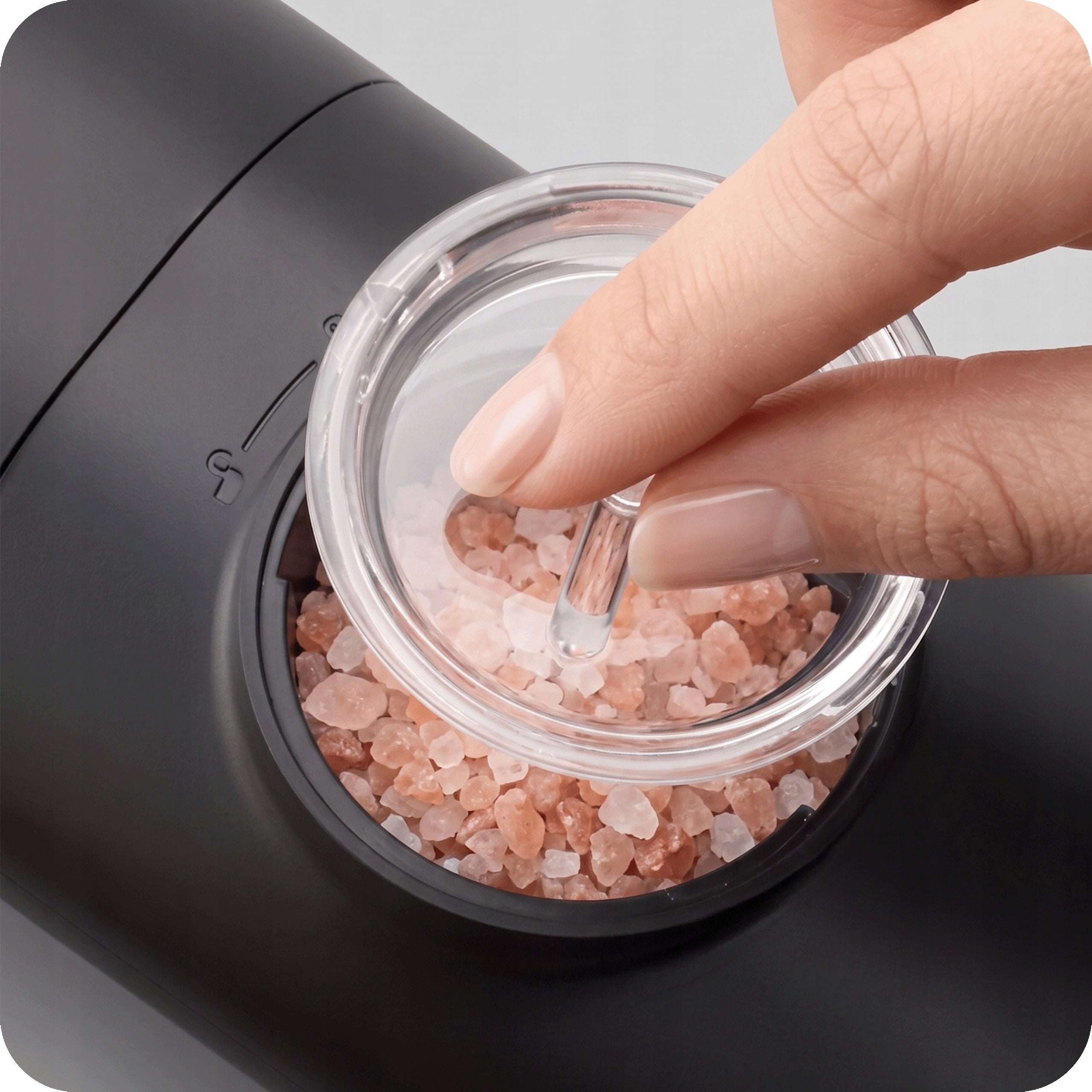 ELECTRIC SALT AND PEPPER SPICE GRINDER ADJUSTABLE SET OF 2 Manufacturer code 2x ELEKTRYCZNY MŁYNEK NA BATERIE ZESTAW