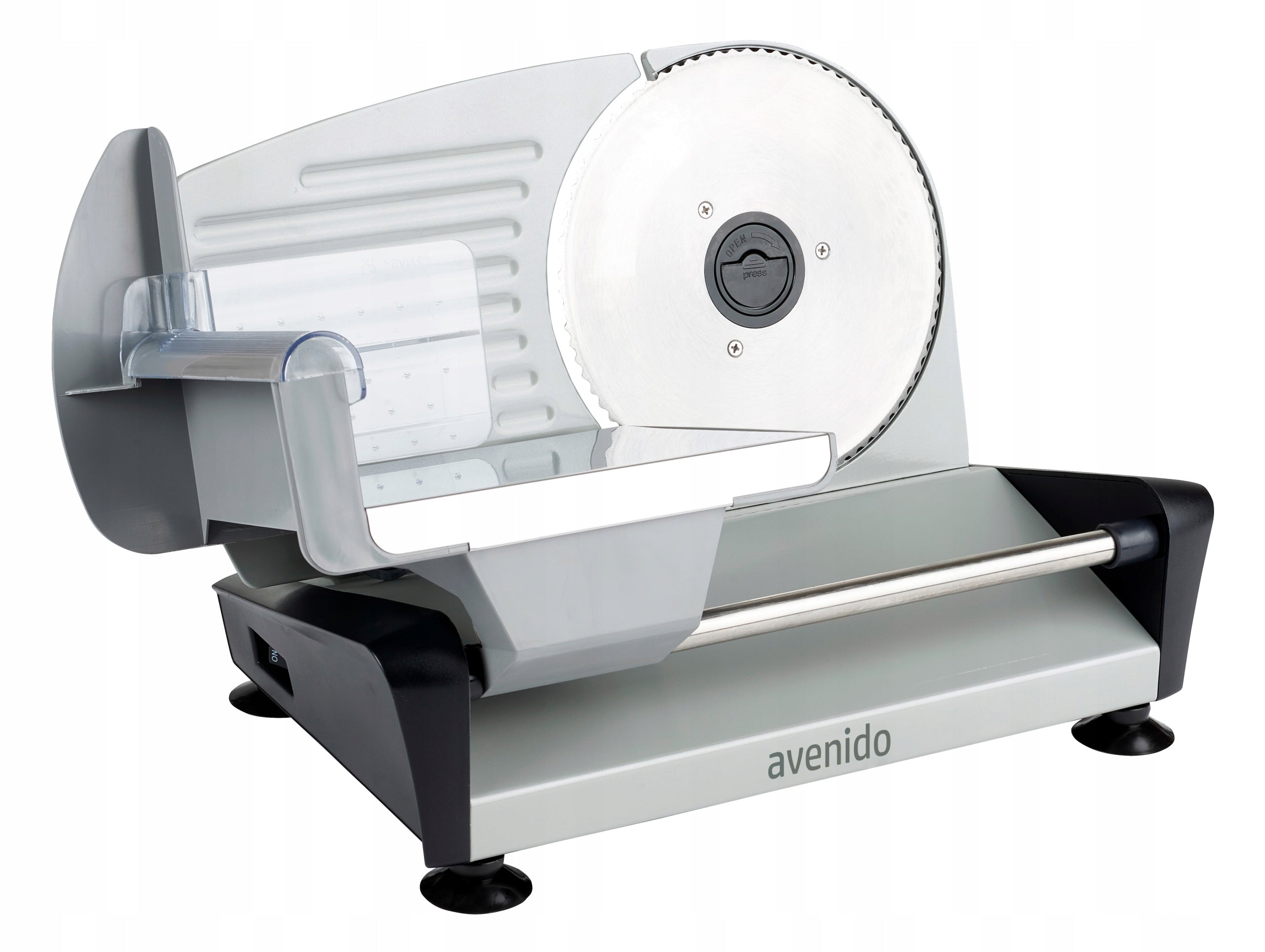 ELECTRIC SAUSAGE BREAD SLICER VEGETABLE CHEESE 400W METAL ADJUSTMENT Packaging status original