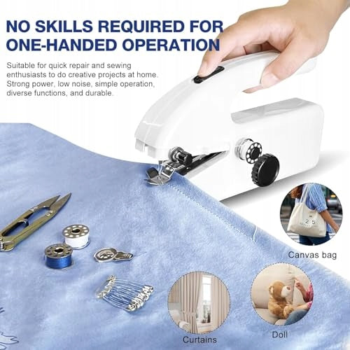ELECTRIC SEWING MACHINE MINI PORTABLE FOR BEGINNERS SET Kid's age 0+