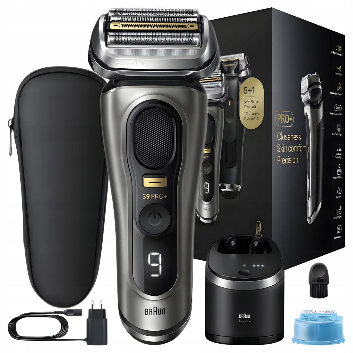 ELECTRIC SHAVER Braun Series 9 9565cc Station Wet and dry trimmer