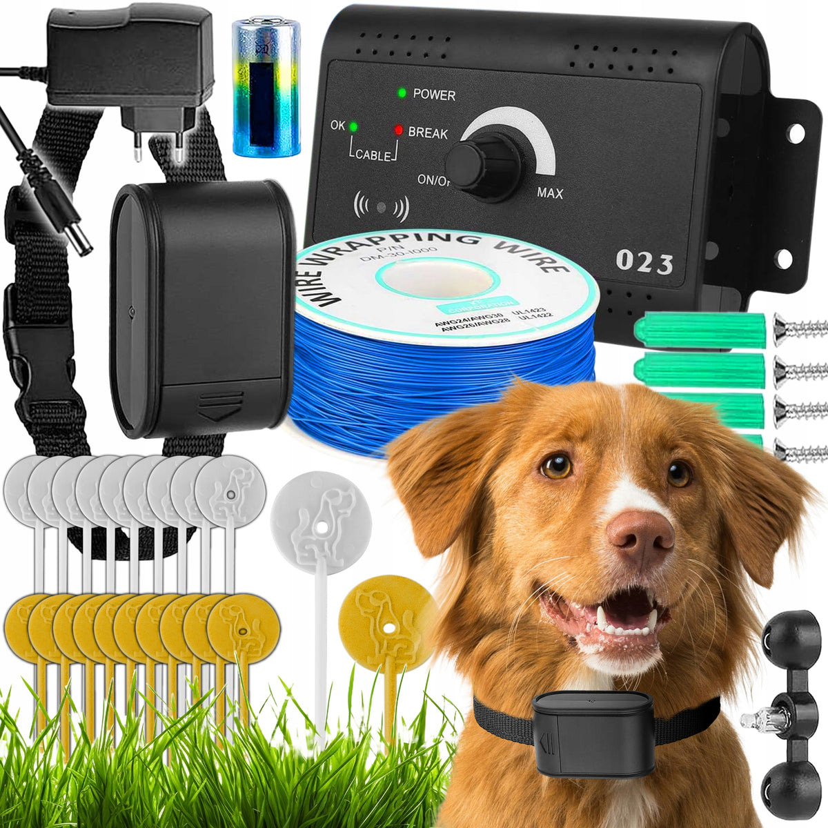 ELECTRIC SHEPHERD DOG COLLAR FOR TRAINING 200M FENCE