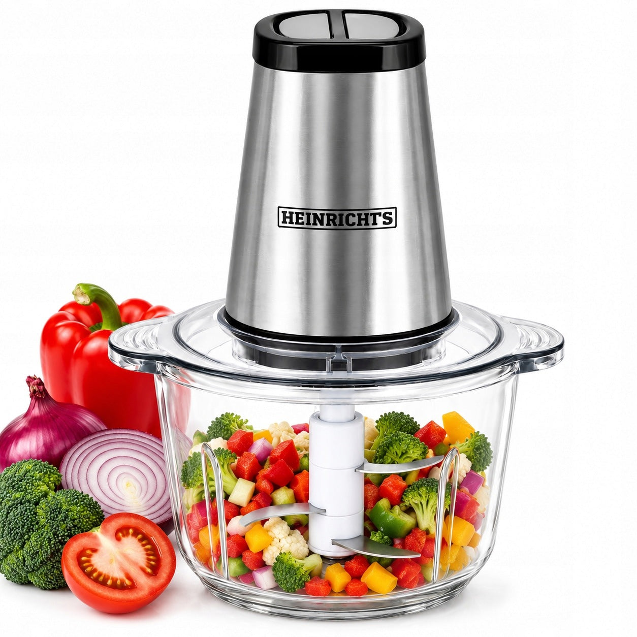 ELECTRIC SHREDDER FOR MEAT VEGETABLES ONION SHREDDER 500W 2L BLADE