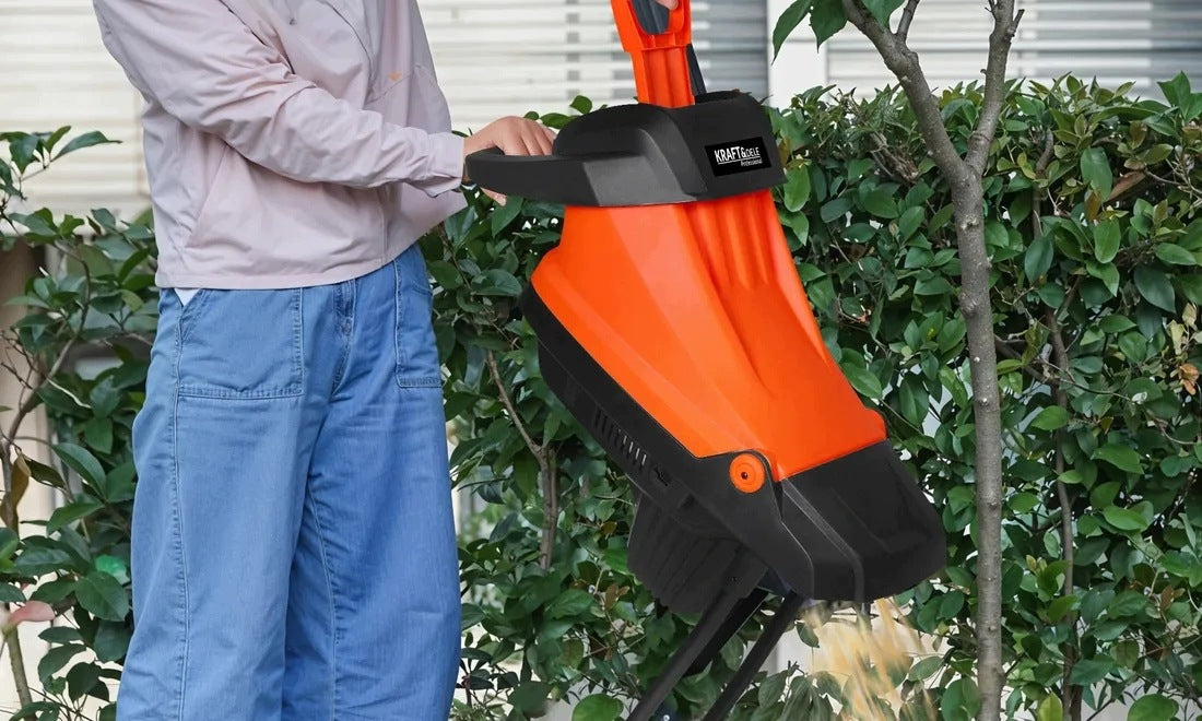 ELECTRIC SHREDDER SMOOTHBORE BRANCH CHIPPER 3500W EFFICIENT 45mm Packaging status original
