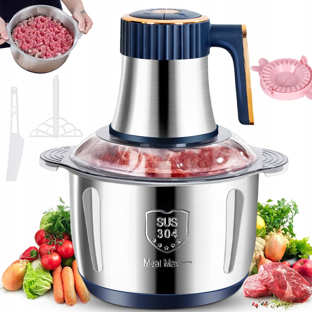 ELECTRIC SHREDDER VEGETABLE FRUIT MEAT CHOPPER LARGE CAPACITY
