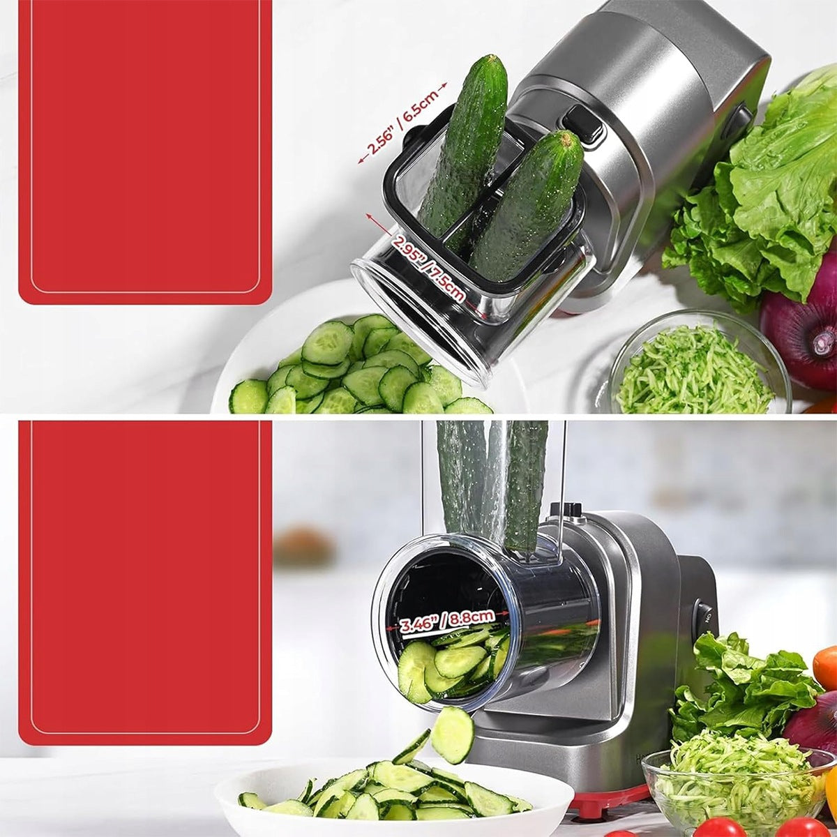 ELECTRIC SHREDDER for Vegetables Cabbage Cheese Shredder 5 Tarek 250W Brand no brand