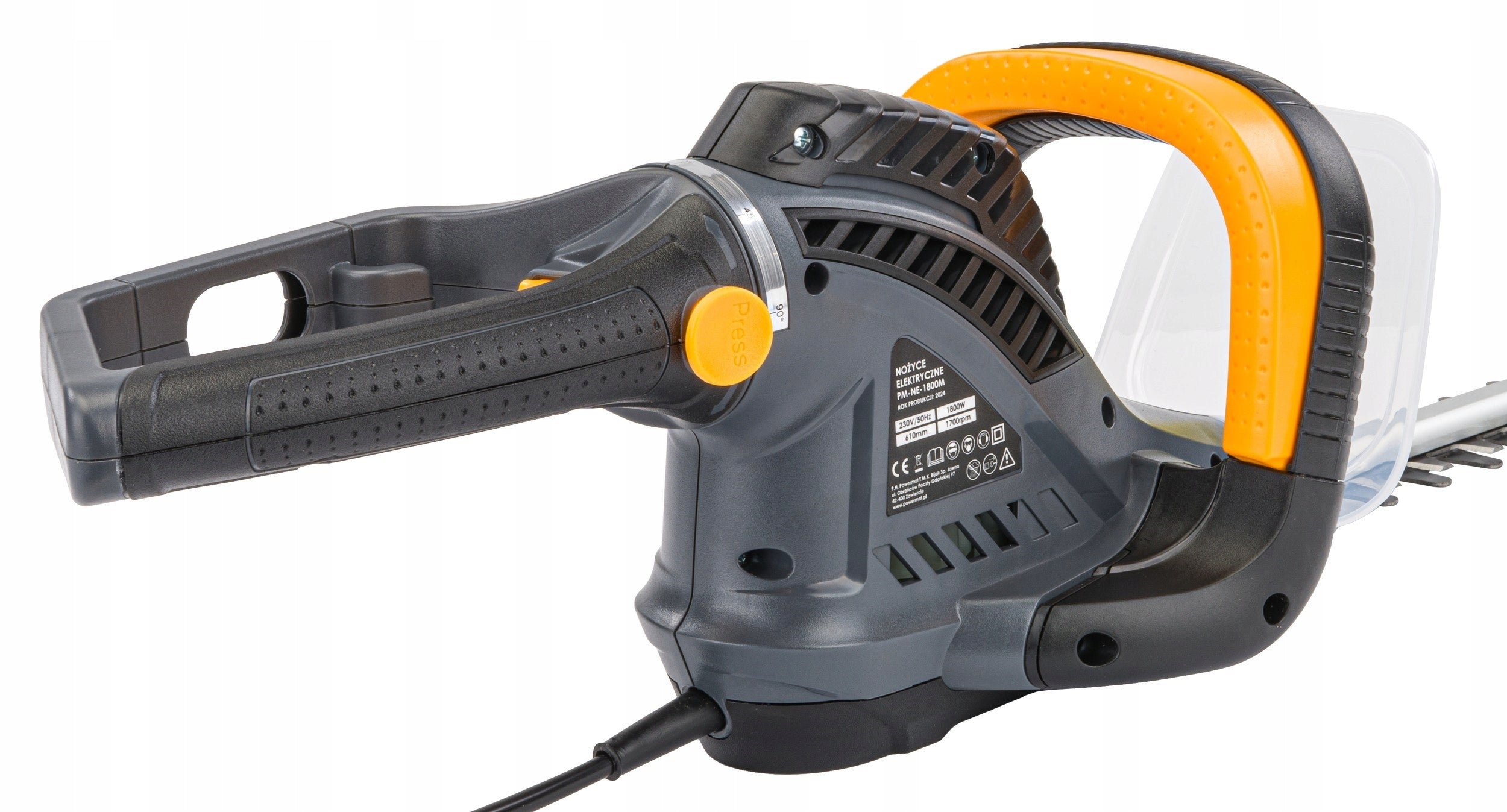 ELECTRIC SHRUB BRANCH HEDGE TRIMMER 1800W 610MM PRUNER HIGH POWER Product weight with unit packaging 3.5 kg
