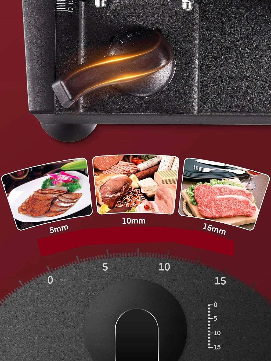 ELECTRIC SLICER FOR BREAD METAL SAUSAGES - 2 KNIVES Manufacturer code B0B5H6DB63