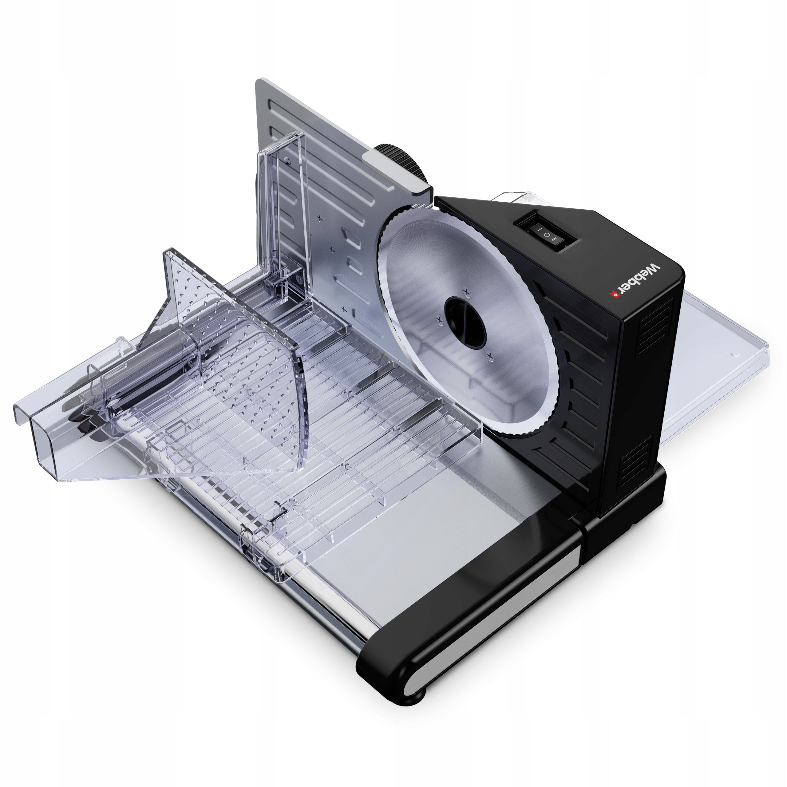 ELECTRIC SLICER WEBBER INOX 160W FOR BREAD COLD CUTS CHEESE REGULATION EAN (GTIN) 5907265028969