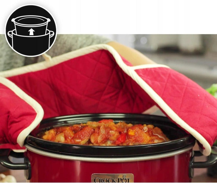 ELECTRIC SLOW COOKER 3,5 L POT FOR ONE-POT DISHES RED Brand no brand