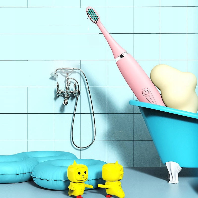 ELECTRIC SONIC TOOTHBRUSH FOR CHILDREN 8 USB TIPS Manufacturer code FWQ6BE0PA