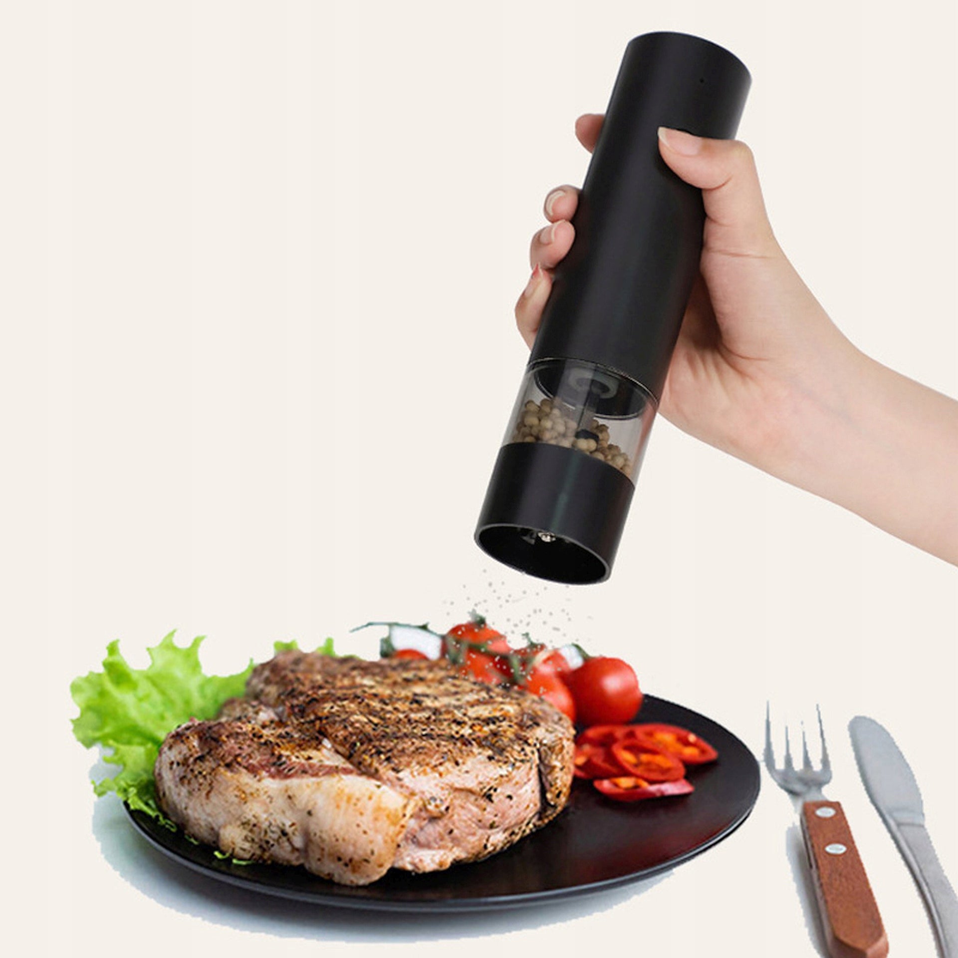 ELECTRIC SPICE SALT PEPPER GRINDER RECHARGEABLE USB-C SET OF 2 Manufacturer code MP34 DUO