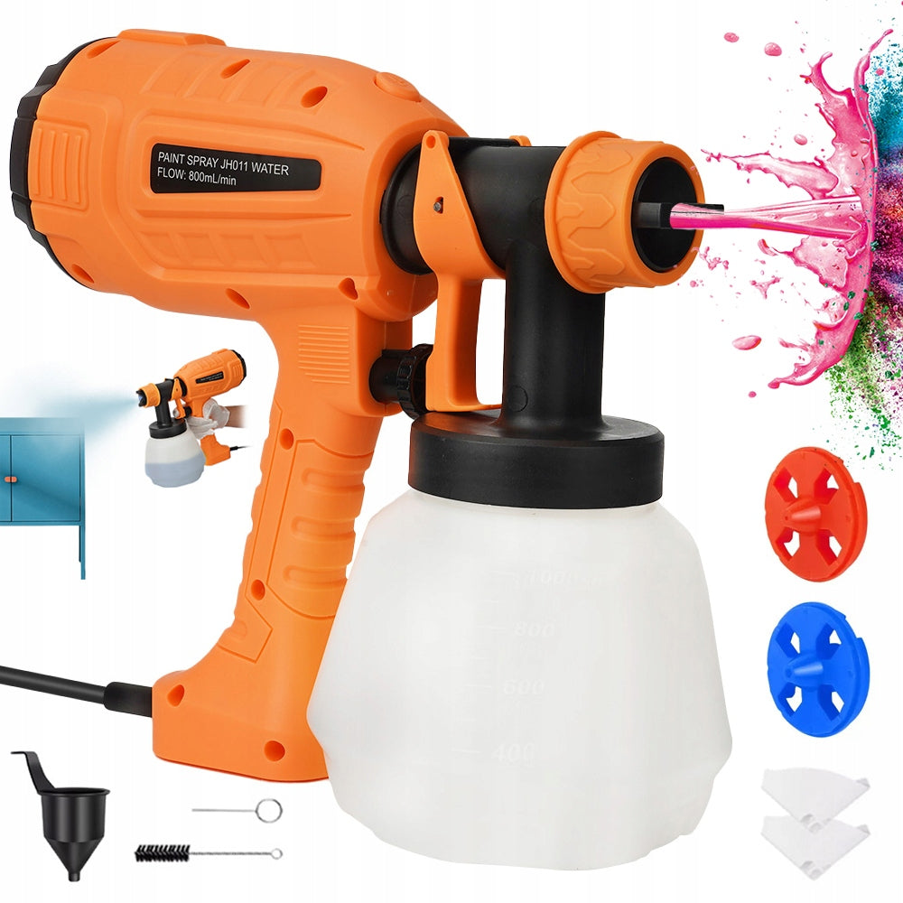 ELECTRIC SPRAY GUN 1000ML 400W MULTIPLE AEROSOL SETTINGS