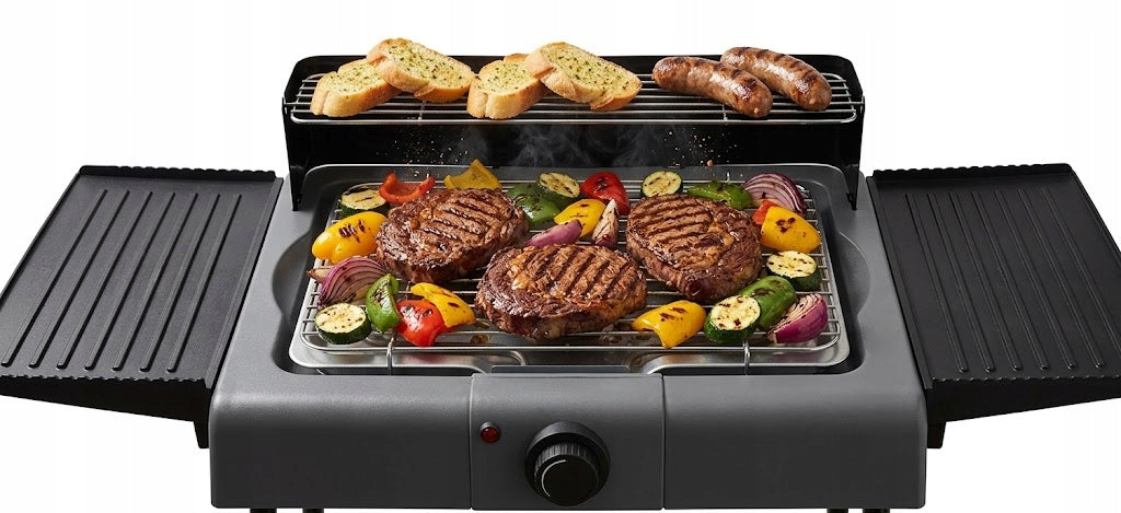 ELECTRIC STANDING GRILL For Garden And Kitchen TOASTER WITH FRAME 2400W SET Power 2400 W