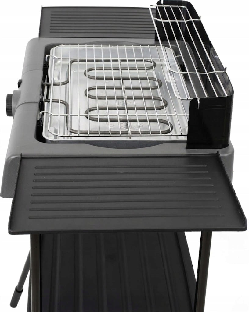 ELECTRIC STANDING GRILL For Garden And Kitchen TOASTER WITH FRAME 2400W SET Temperature control yes