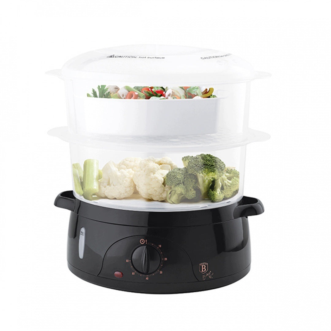 ELECTRIC STEAMER 6L BERLINGER HAUS 2 DISHES TIMER 800W