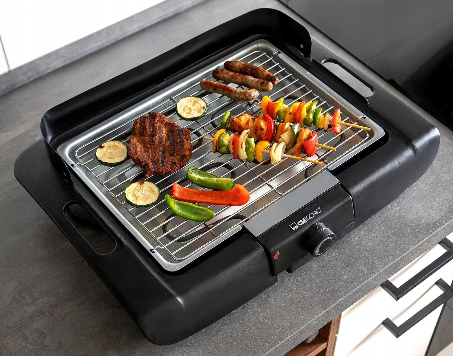 ELECTRIC TABLE GRILL SMOKE FREE TOASTER FOR GARDEN TERRACE STRONG Manufacturer code BQ 3507
