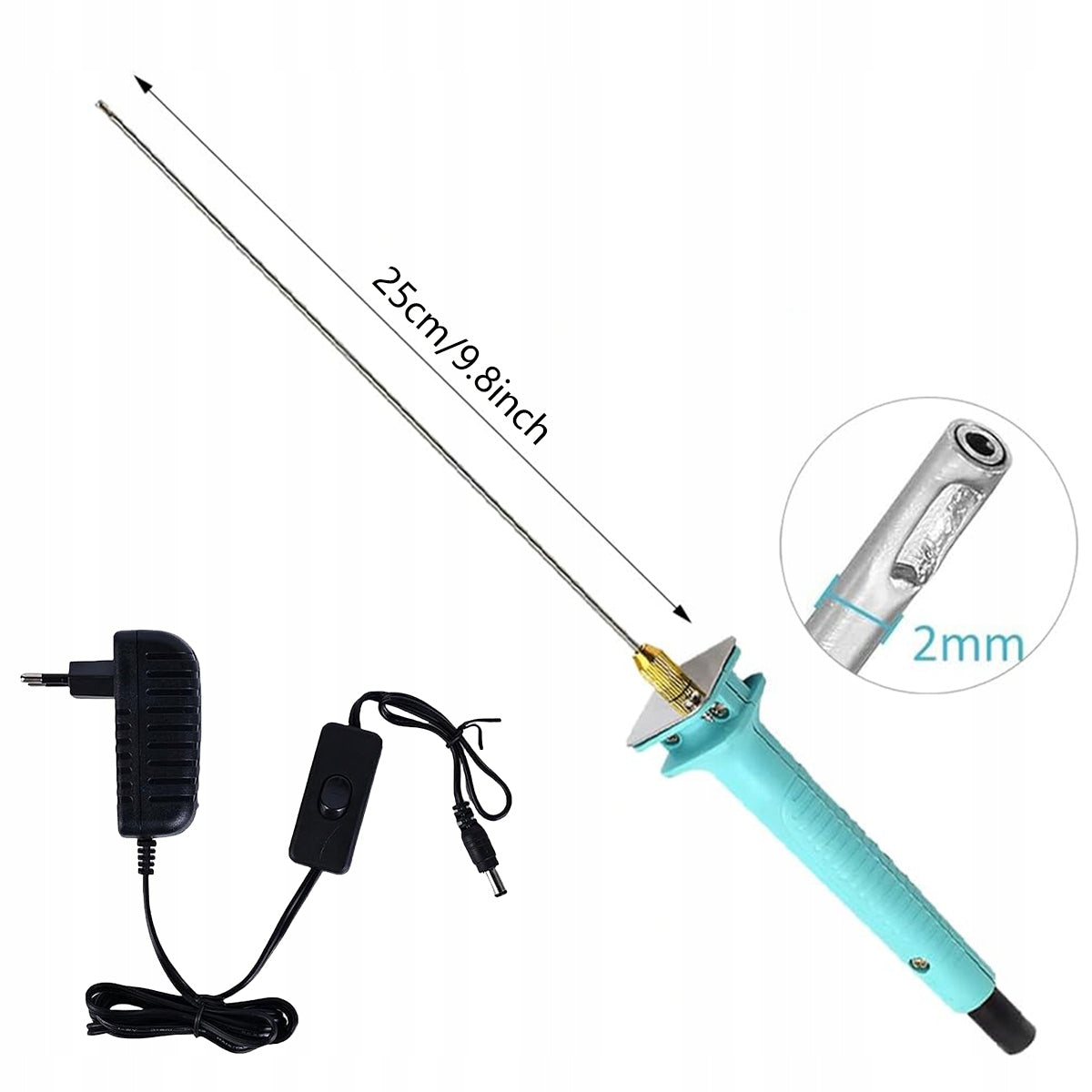 ELECTRIC THERMAL KNIFE WITH FOAM POLYSTYRENE CUTTING CABLES 18W 25 cm Brand no brand