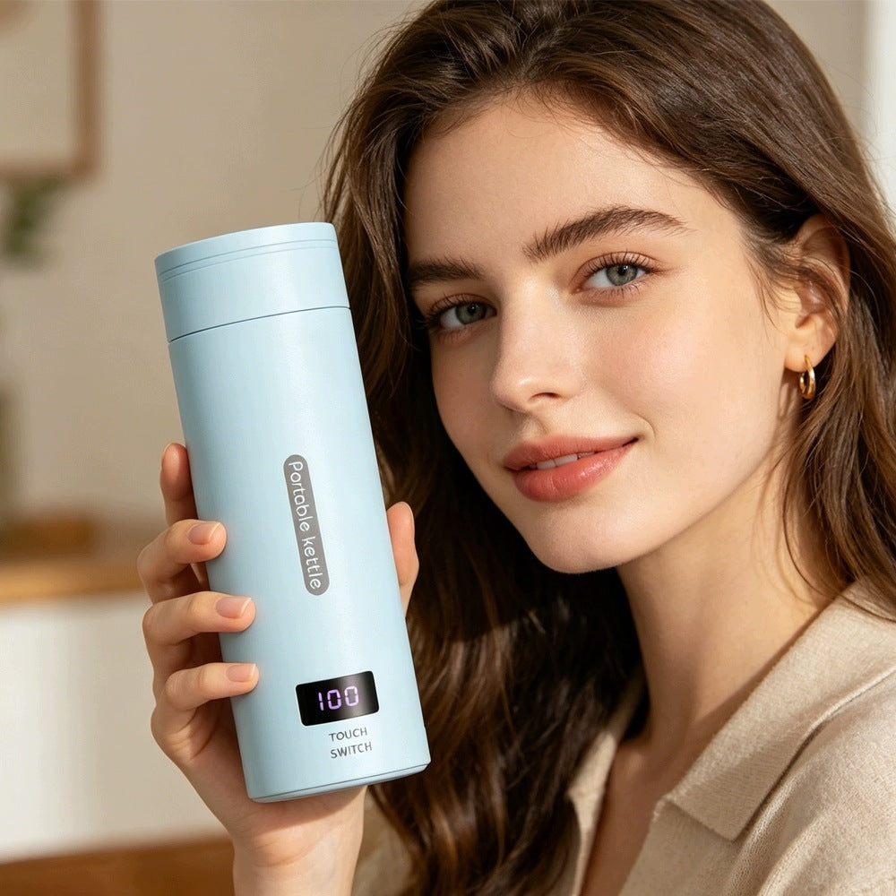 ELECTRIC THERMOS MINI KETTLE CUP 300W 380ML-500ML 4 Temperatures Capacity 0.5 l