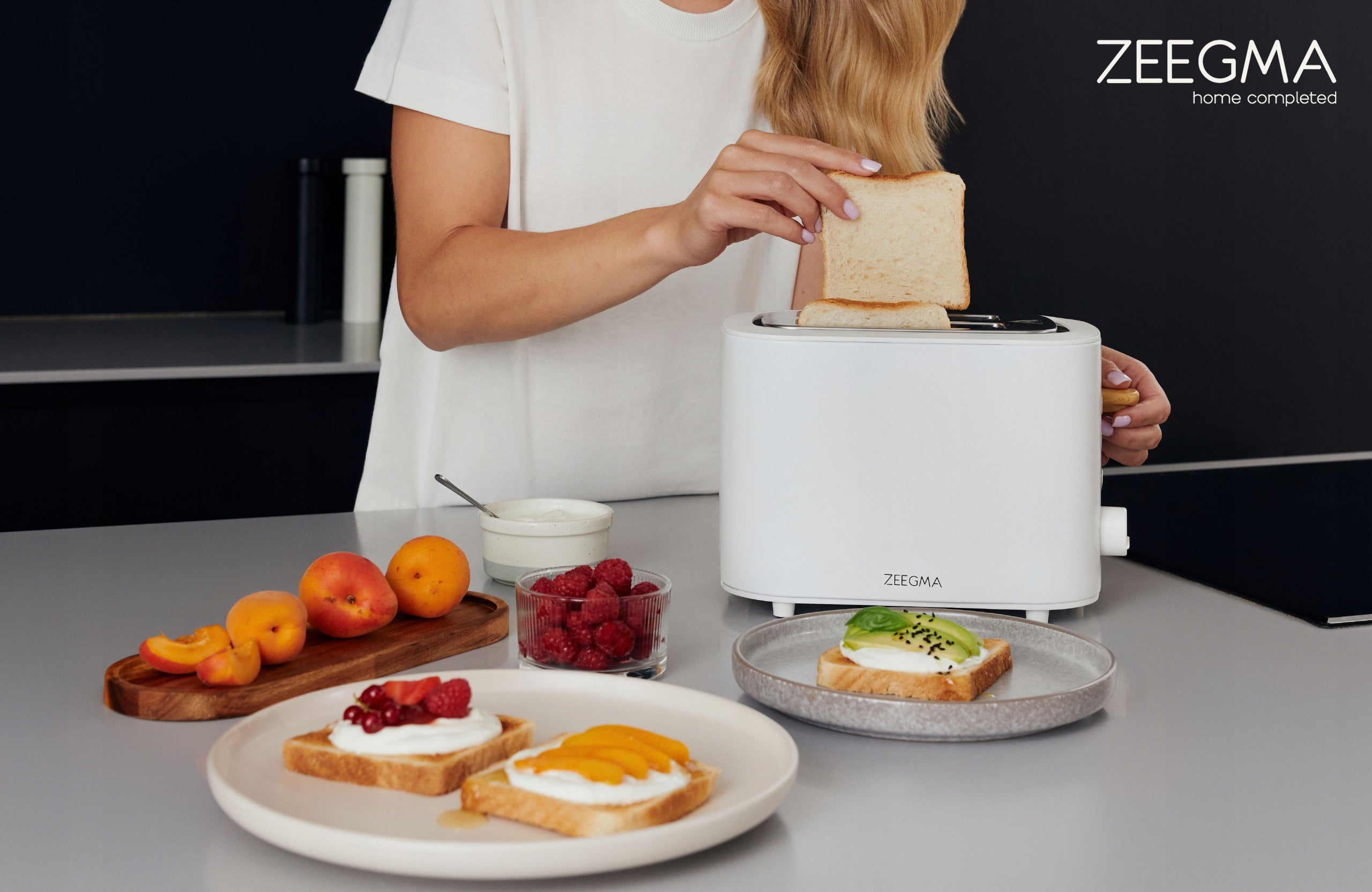 ELECTRIC TOASTER for Toast TOASTER WHITE 820W 6 levels 3modes Power rating 820 W