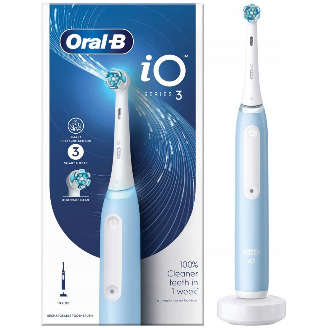ELECTRIC TOOTHBRUSH ORAL-B IO SERIES 3 ICE BLUE